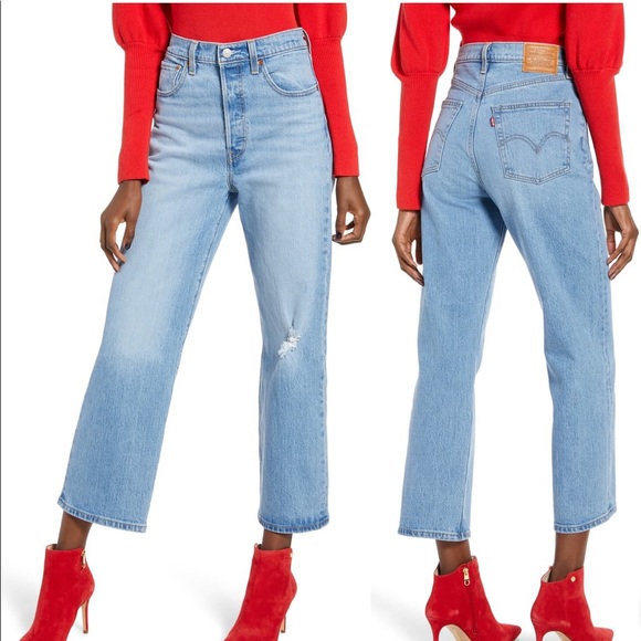 Levi's Denim - Levi’s Ribcage Super High Waist Straight Leg Jeans